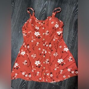 No boundaries Floral Button-Down Dress